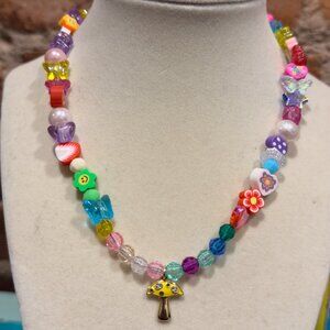 YELLOW MUSHROOM EYE CANDY CHAIN